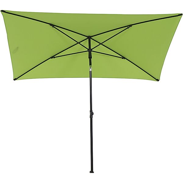 Siena Garden Marktschirm 140 cmx 210 cm Grün mit Knickfunktion günstig online kaufen