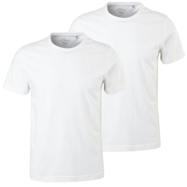 s.Oliver T-Shirt Casual (2-tlg) mit Logo, günstig online kaufen
