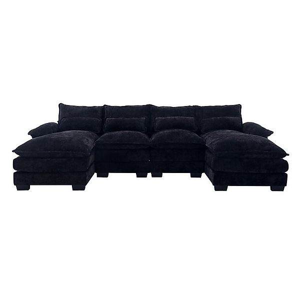 Gotagee Sofa Wohnzimmerstuhl Gartenmöbel Set Einzelsofa U-förmiges Schaumst günstig online kaufen