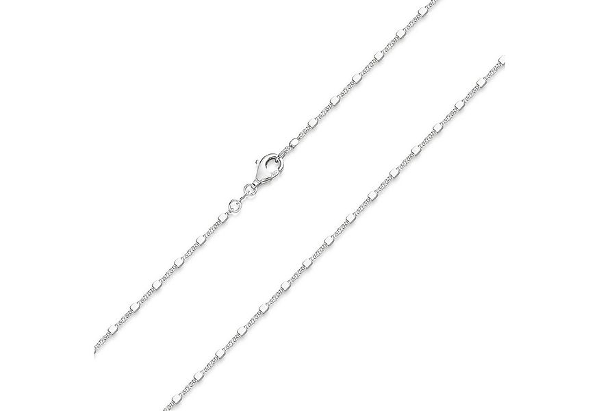Materia Gliederkette Damen Silber Würfelkette modern K107, 925 Sterling Sil günstig online kaufen