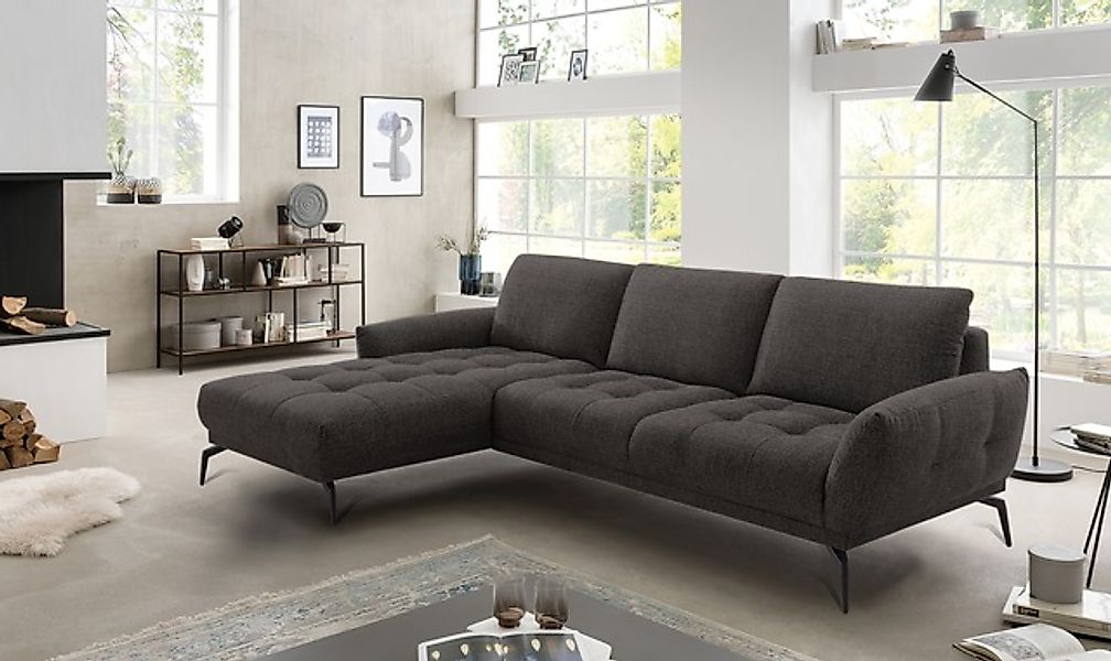 exxpo - sofa fashion Ecksofa »NICEA erstklassiger Sitzkomfort, OTTOs Choice günstig online kaufen
