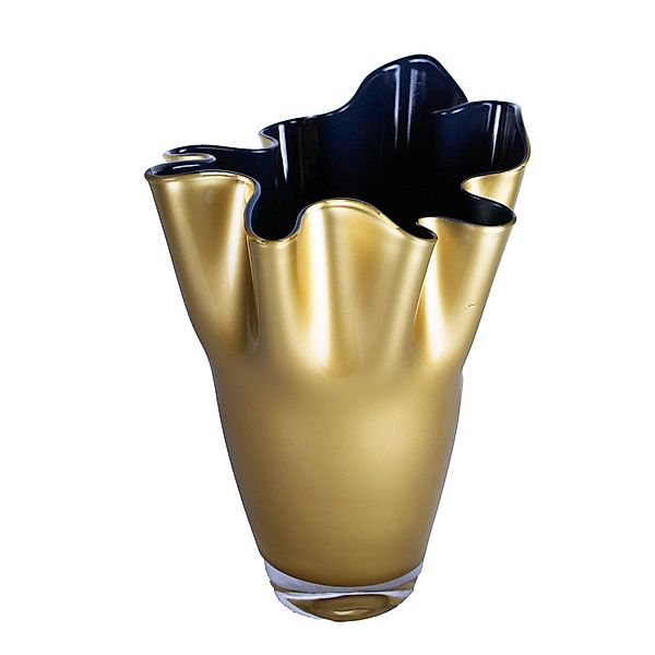 Signature Home Collection Tischvase Glasvase gewellt günstig online kaufen