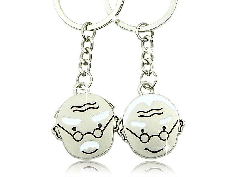 Caramel MEDIA Schlüsselanhänger Set Schlüsselanhänger Oma Opa günstig online kaufen