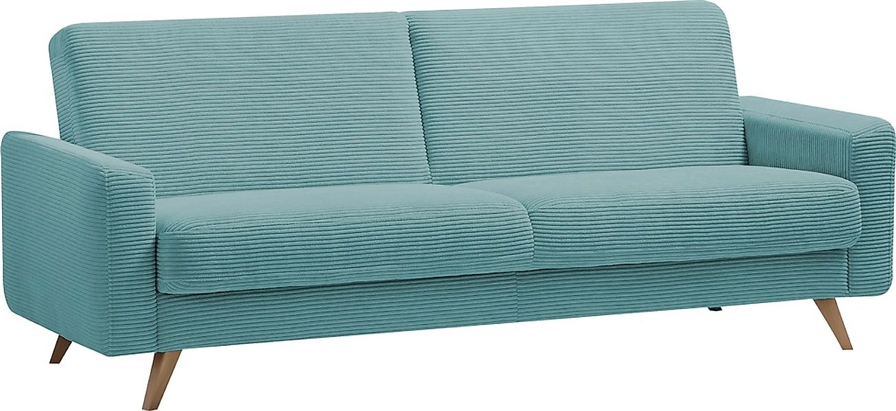 exxpo - sofa fashion 3-Sitzer »Samso, elegant und bequem, aktueller Cord Be günstig online kaufen