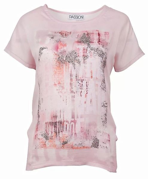 Passioni Print-Shirt T-Shirt mit Frontdruck bedruckt günstig online kaufen