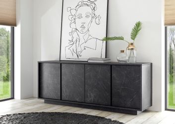 INOSIGN Sideboard "Carrara" grifflos günstig online kaufen