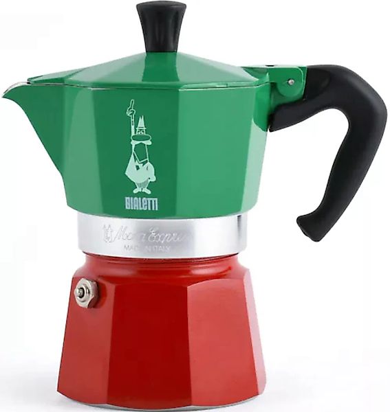 BIALETTI Espressokocher »Moka Express Tricolore Italia«, 0,13 l Kaffeekanne günstig online kaufen