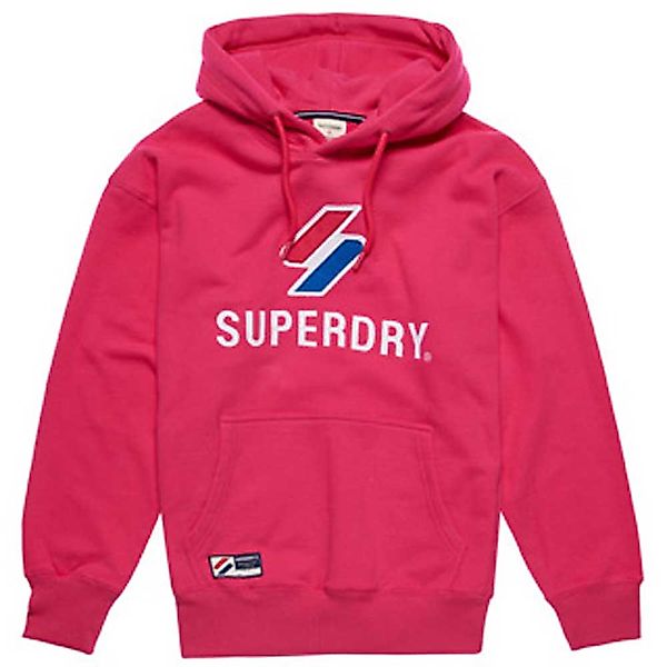 Superdry Code Apq 2 Os Hood Pullover XS-S Hot Pink günstig online kaufen