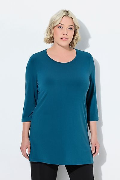 Ulla Popken Longshirt Longshirt Rundhalsausschnitt 3/4-Arm günstig online kaufen