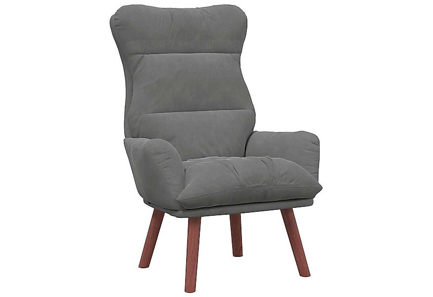 vidaXL Sessel Sessel Dunkelgrau 69 x 74 x 93 cm Samt (1-St) günstig online kaufen