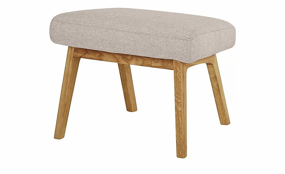 Nils Olsen Hocker aus Webstoff Torgen ¦ beige ¦ Maße (cm): B: 53 H: 41 T: 4 günstig online kaufen