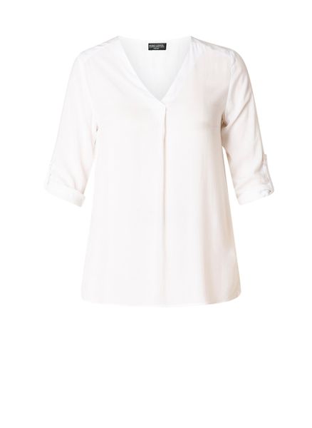 Base Level Shirtbluse mit V-Ausschnitt günstig online kaufen