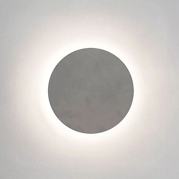 LED Wandleuchte Eclipse in Grau 12,6W, 597lm, IP44 günstig online kaufen