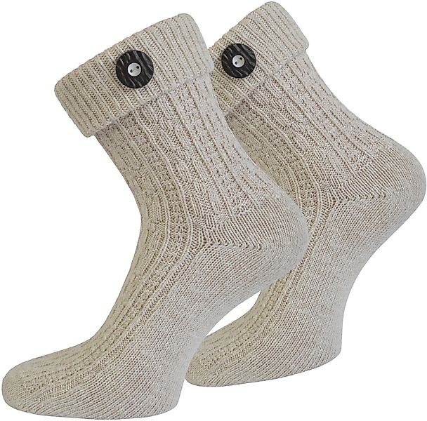 normani Trachtensocken Trachtensocken mit Knopf (1 günstig online kaufen