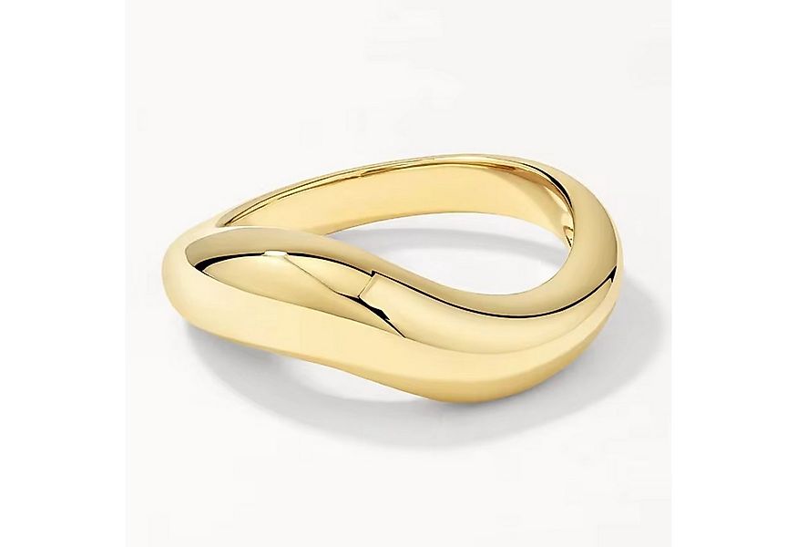 ROUGEMONT Fingerring Damen Ring Trend Minimalistisch 18K Vergoldung günstig online kaufen