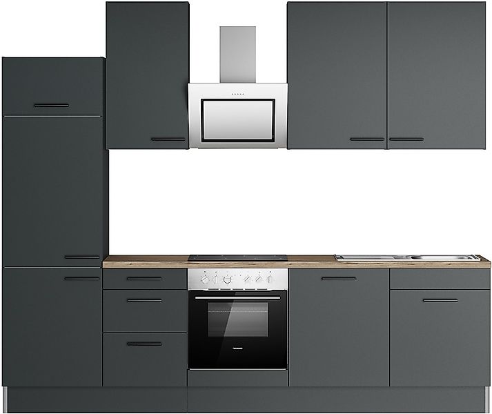OPTIFIT Küchenzeile Fiona, Breite 290 cm, mit Hanseatic-E-Geräten, in Premi günstig online kaufen