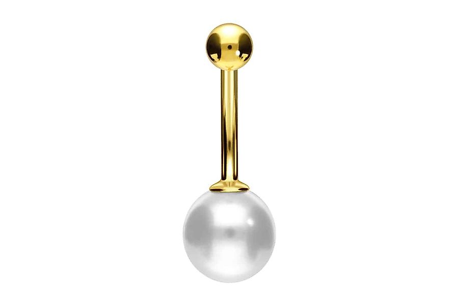 PIERCINGLINE Bauchnabelpiercing 18 Karat Gold Bananabell günstig online kaufen