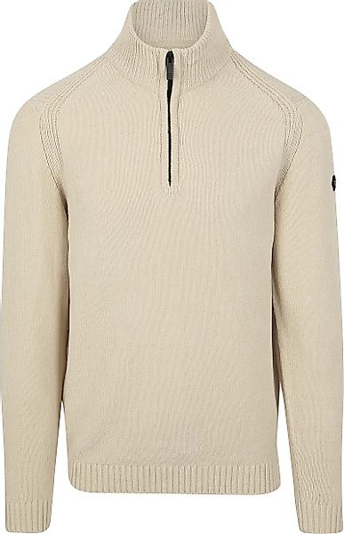 No Excess Halfzip Pullover Chenille Ecru - Größe 3XL günstig online kaufen