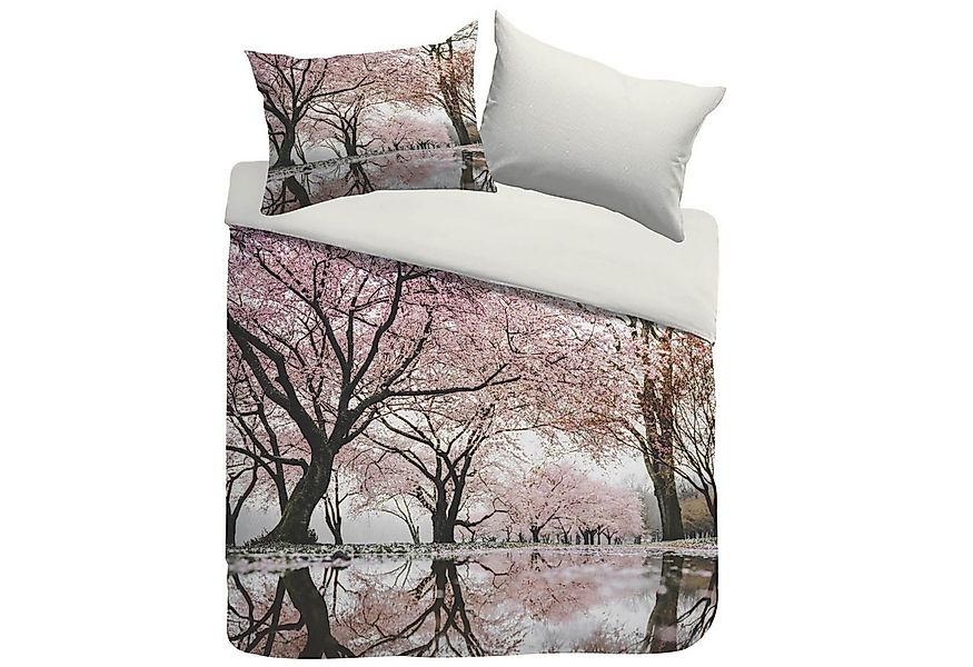 Kayori Bettwäsche Sognamo Navan Bunt, Baumwolle, 2 teilig, Landschaft, Bäum günstig online kaufen