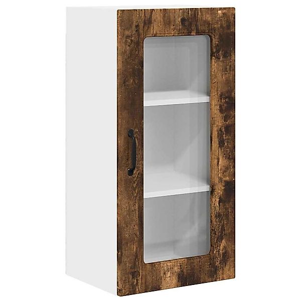 vidaXL Küchenwandschrank mit Regal Geräucherte Eiche 40 x 31 x 80 cm 884644 günstig online kaufen