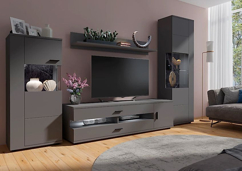 INOSIGN Wohnwand "Henley" Set, 4 Stk. tlg. günstig online kaufen