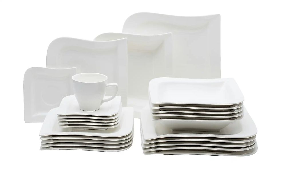 Peill+Putzler Kombiservice  30-teilig  Ancona ¦ weiß Geschirr > Geschirrset günstig online kaufen