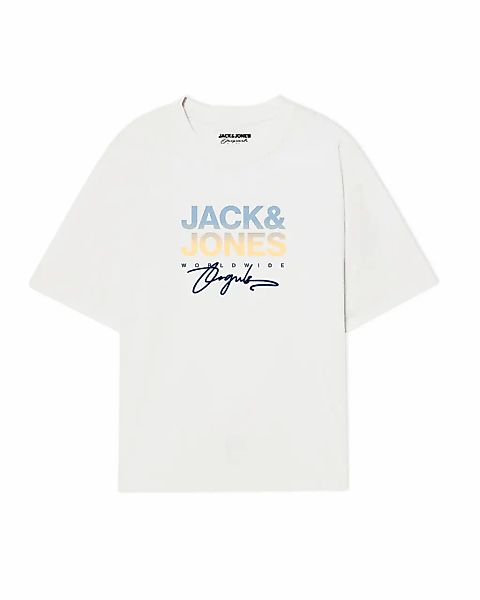 Jack & Jones Print-Shirt "JORCANGGU TEE SS CREW NECK FST", mit Logoprint günstig online kaufen