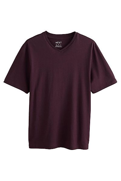 Next T-Shirt Essential T-Shirt mit V-Ausschnitt aus Baumwolle (1-tlg) günstig online kaufen