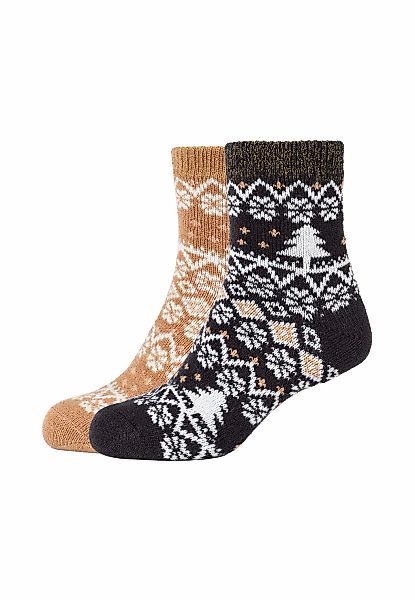 Camano Kurzsocken "Kurzsocken 2er Pack" 2er Pack Kuschelig warme Qualität f günstig online kaufen