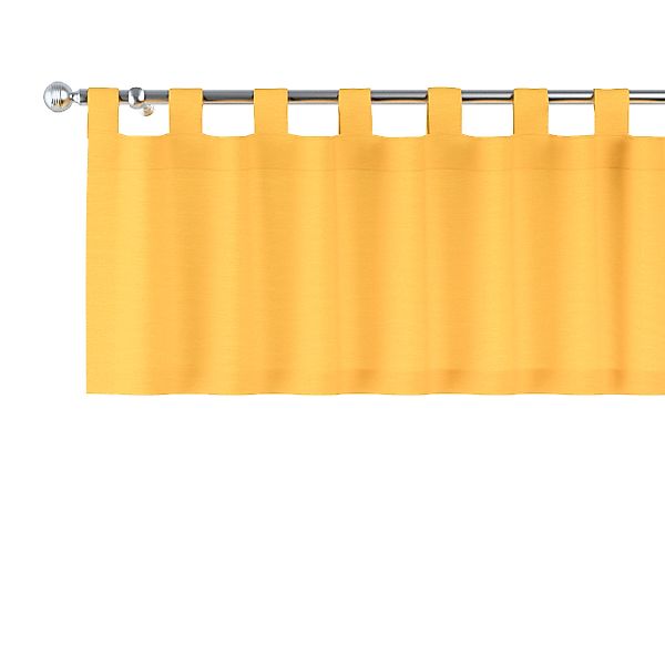Kurzgardine mit Schlaufen, gelb, 390 x 40 cm, Loneta (133-40) günstig online kaufen