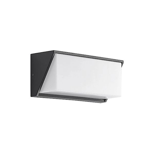 Lindby LED Wandleuchte Außen Malim 9915029 Modern in Schwarz aus Aluminium günstig online kaufen