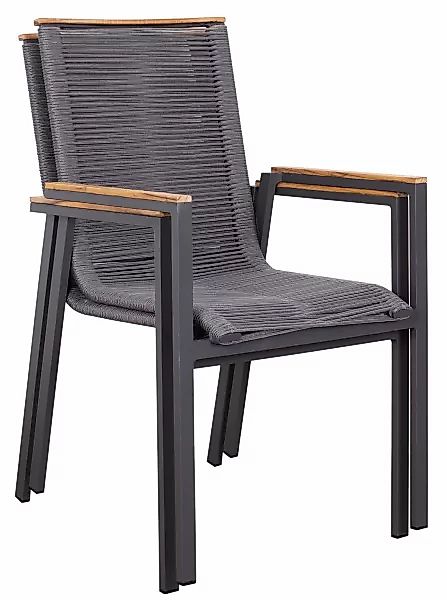 Gartenmöbelset Diningsessel Alicante mit Tisch Tarifa 90x90cm günstig online kaufen