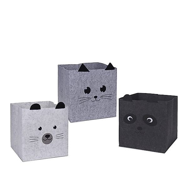 Spetebo Regalkorb Einhorn Aufbewahrungs Box 3er günstig online kaufen