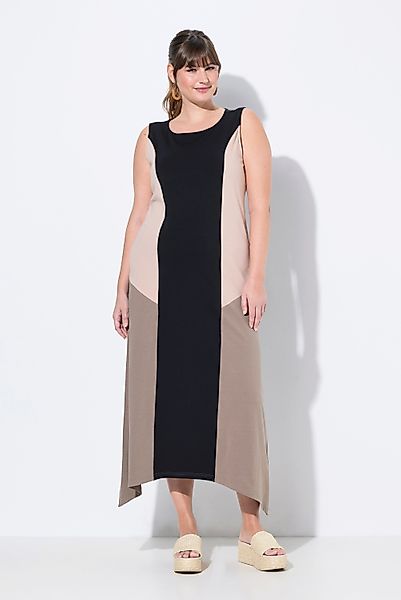 Ulla Popken Jerseykleid Midikleid Jersey Colorblocking günstig online kaufen