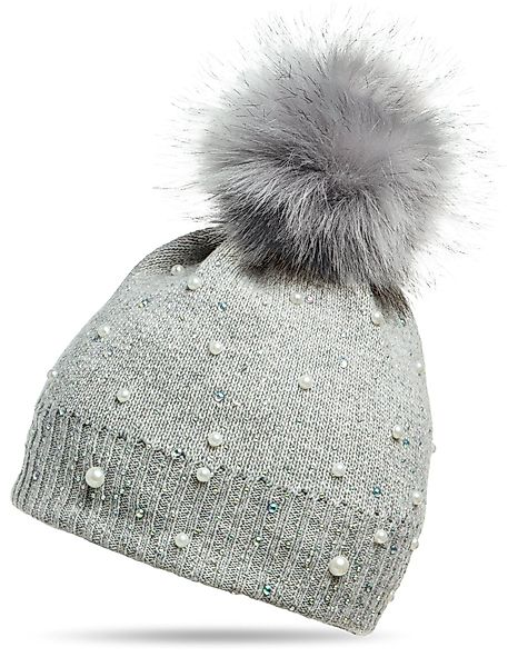 Caspar Bommelmütze MU143 Damen Fein Strick günstig online kaufen