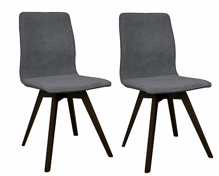 andas Esszimmerstuhl "Rania", (Set), 2 St., Microfaser, Massivholzgestell, günstig online kaufen