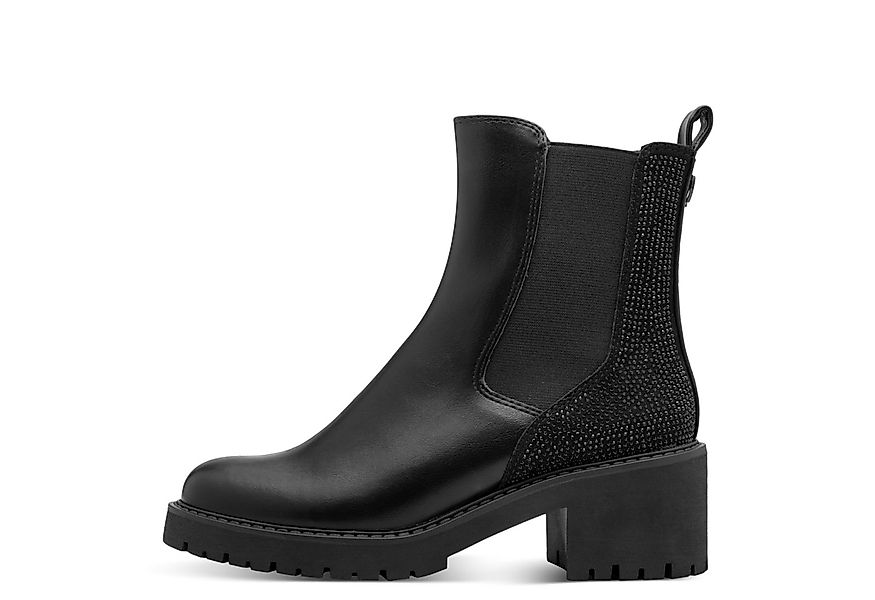 MARCO TOZZI Chelseaboots, Blockabstz, Stiefelette mit funkelenden Strassste günstig online kaufen