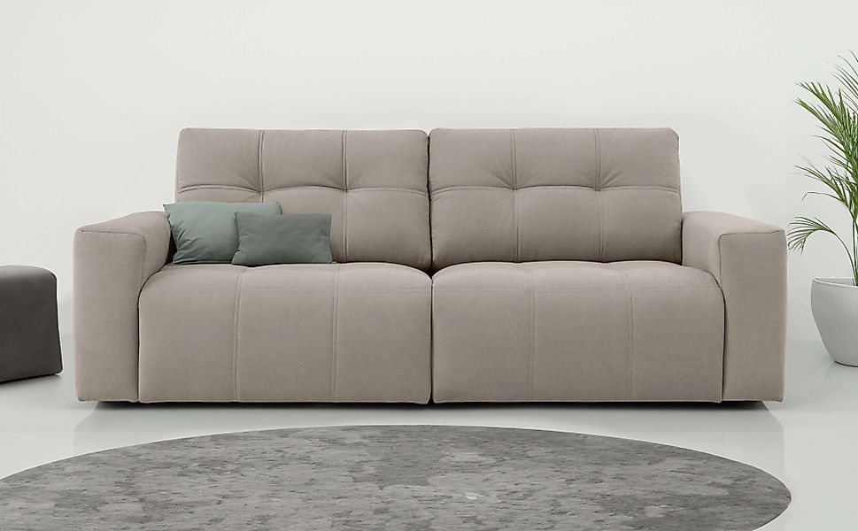 Home affaire 3-Sitzer »Turnon, Lounge-sofa, Breite 220 cm«, Chenille, mit K günstig online kaufen