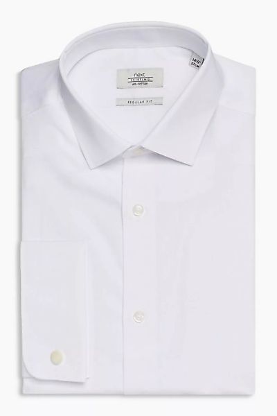 Next Langarmhemd Regular Fit Hemd aus Baumwolle (1-tlg) günstig online kaufen