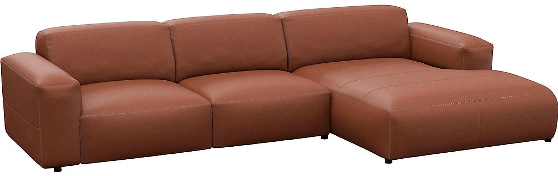 FLEXLUX Ecksofa »Lucera bequem und komfortabel durch hochwertigen Sitzaufba günstig online kaufen