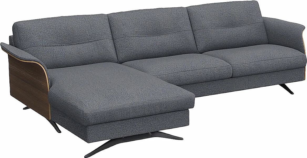 FLEXLUX Ecksofa »Glow, super bequem durch hochwertigem Sitzaufbau mit Feder günstig online kaufen