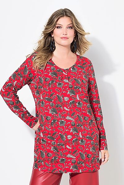 MIAMODA T-Shirt T-Shirt A-Linie florales Muster günstig online kaufen