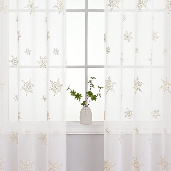 BYSURE Gardine (2 St), Ösen, transparent, günstig online kaufen