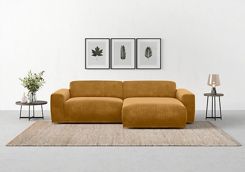 TRENDMANUFAKTUR Ecksofa »Braga, mit hochwertigem Kaltschaum, L-Form, in Cor günstig online kaufen