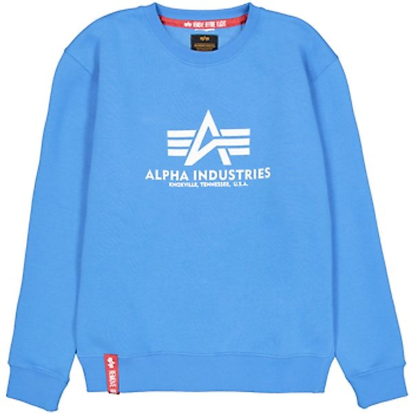 Alpha Industries  Sweatshirt Basic Sweatshirt BL - mediteranian blue günstig online kaufen