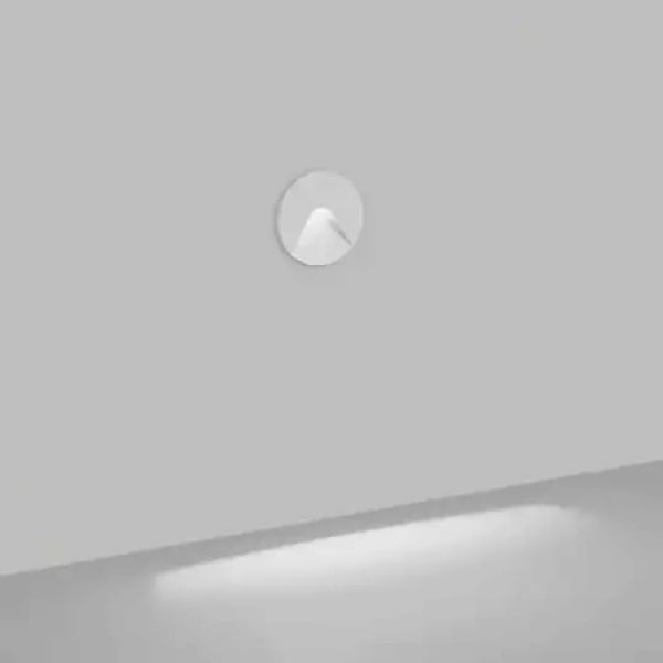 Delta Light Logic Mini Wandeinbauleuchte LED rund, weiß - inkl. Betriebsger günstig online kaufen