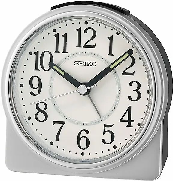Seiko Quarzwecker »QHE198S«, Wecker, Schlafzimmer, Leuchtzeiger, Schlummerf günstig online kaufen