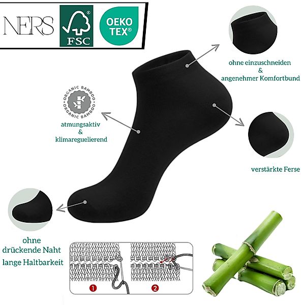 NERS Sneakersocken aus 80% Bambus – günstig online kaufen