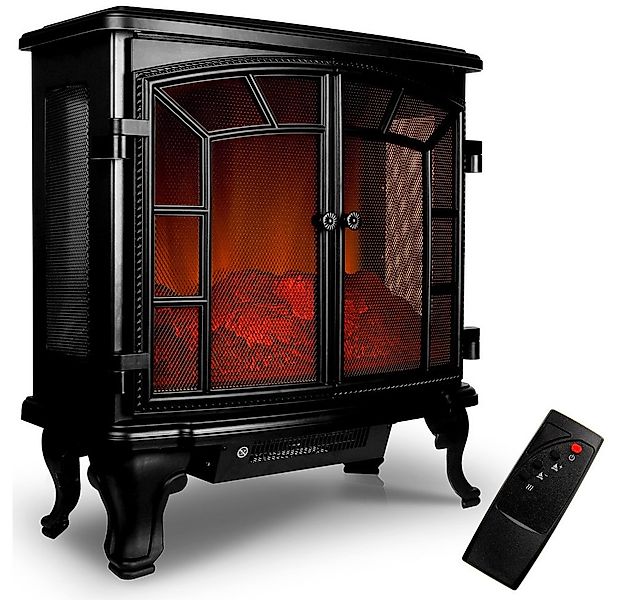 monzana Elektrokamin, Mit Heizung Flammeneffekt Heizlüfter Kamin Ofen Schwa günstig online kaufen
