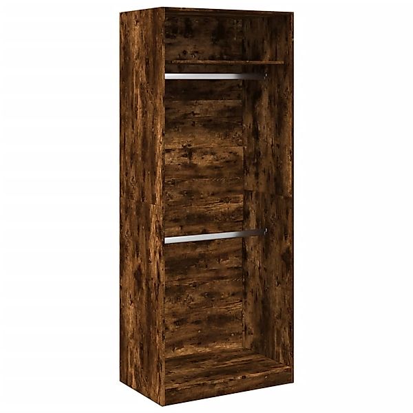 vidaXL Kleiderschrank Räuchereiche 80x50x200 cm Holzwerkstoffs 3307796 günstig online kaufen